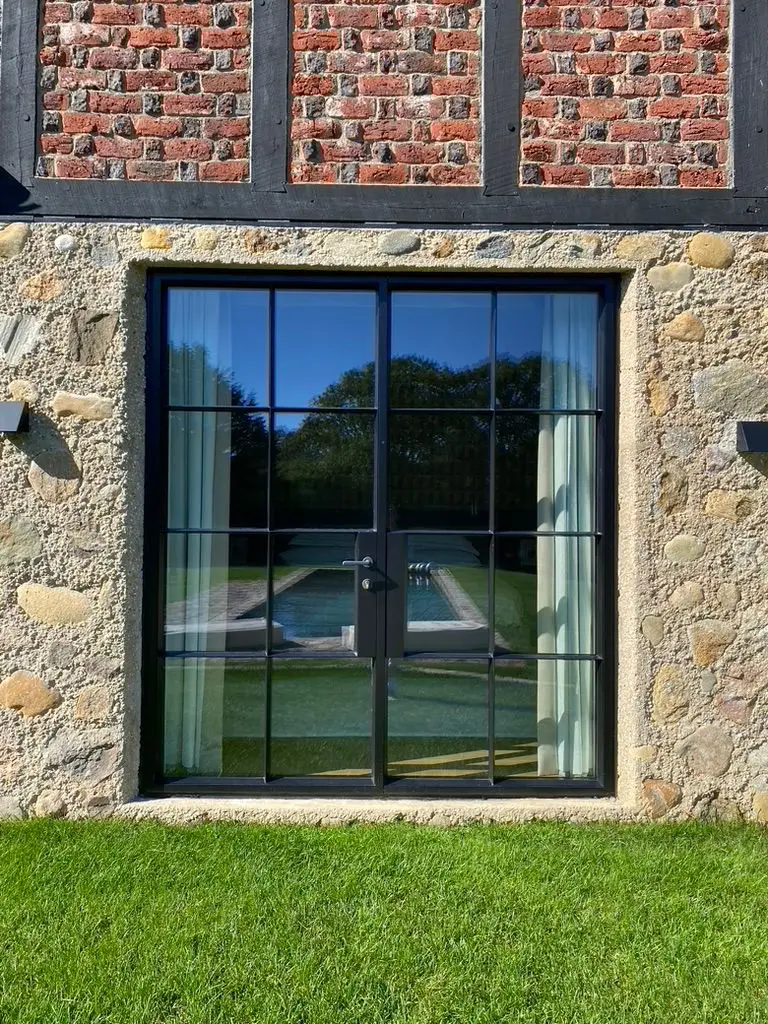 black thermally broken steel doors mxlegno in southampton ny door and window black thermally broken steel doors mxlegno in southampton ny door and window